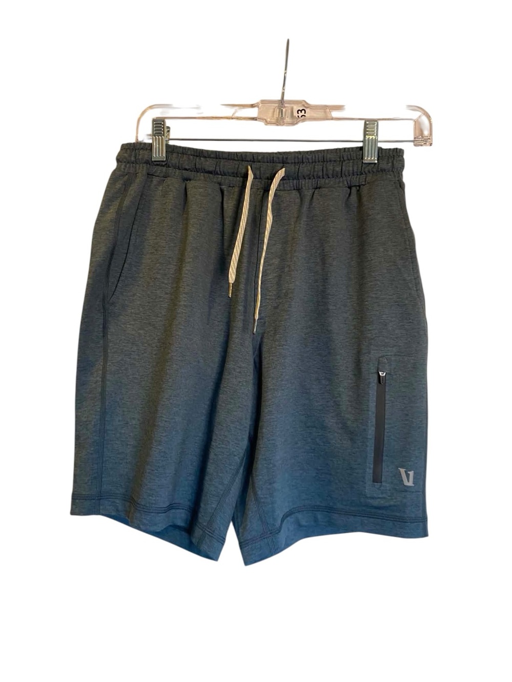 NWT Vuori Men’s Sunday Performance Short 8” BLUE SEA HEATHER Size XS